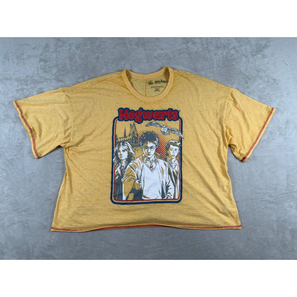 The Wizarding World of Harry Potter Womens Yellow Shirt Size 3X